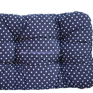 Cuscini per cani – Cuscino blu a pois cm100x70 Fabotex-Alba – imbottito
