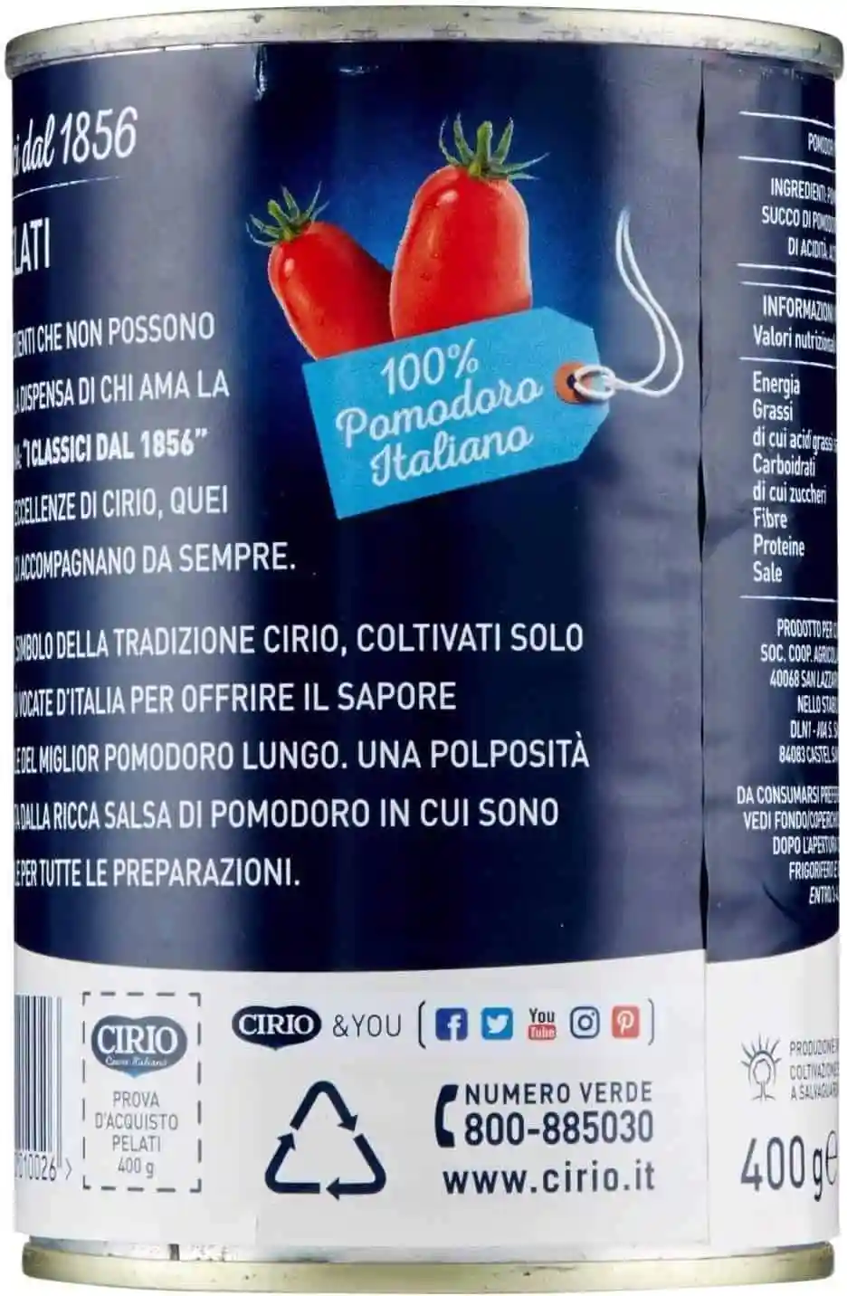 CIRIO PELATI 400 GR - immagine 3
