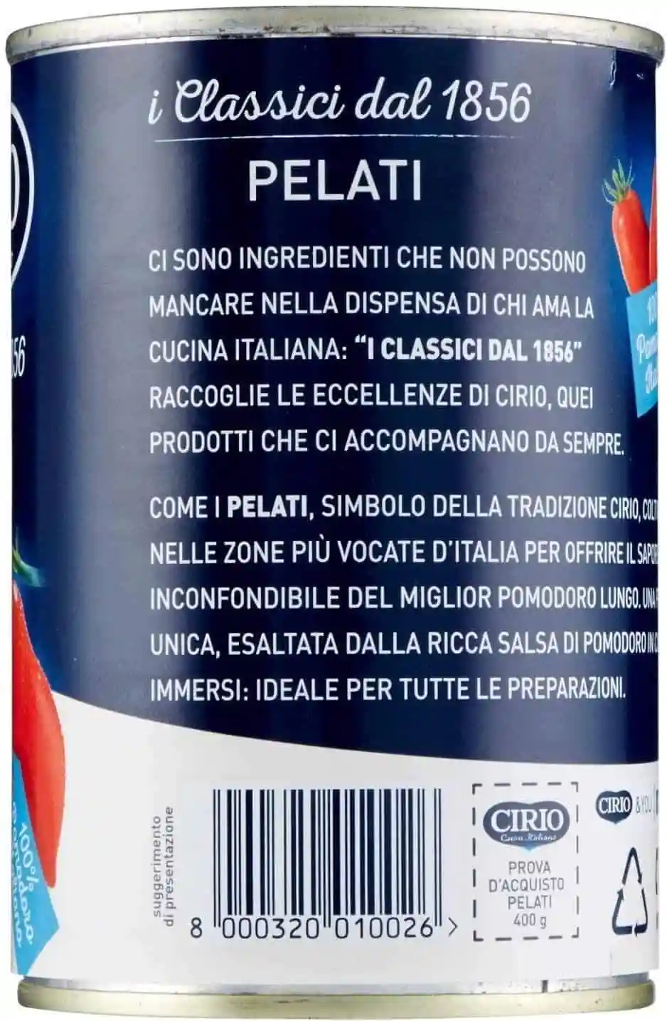 CIRIO PELATI 400 GR - immagine 4