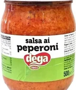 DEGA SALSA PEPERONI 580GR