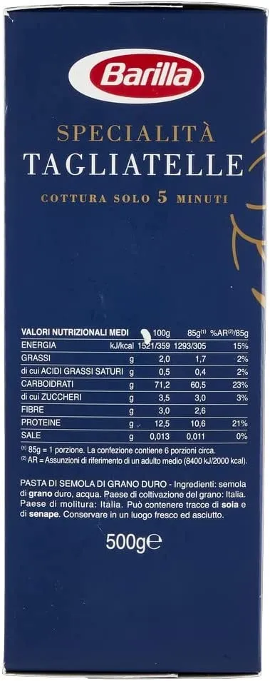 BARILLA SPECIALITA’ TAGLIATELLE 500 GR - immagine 3