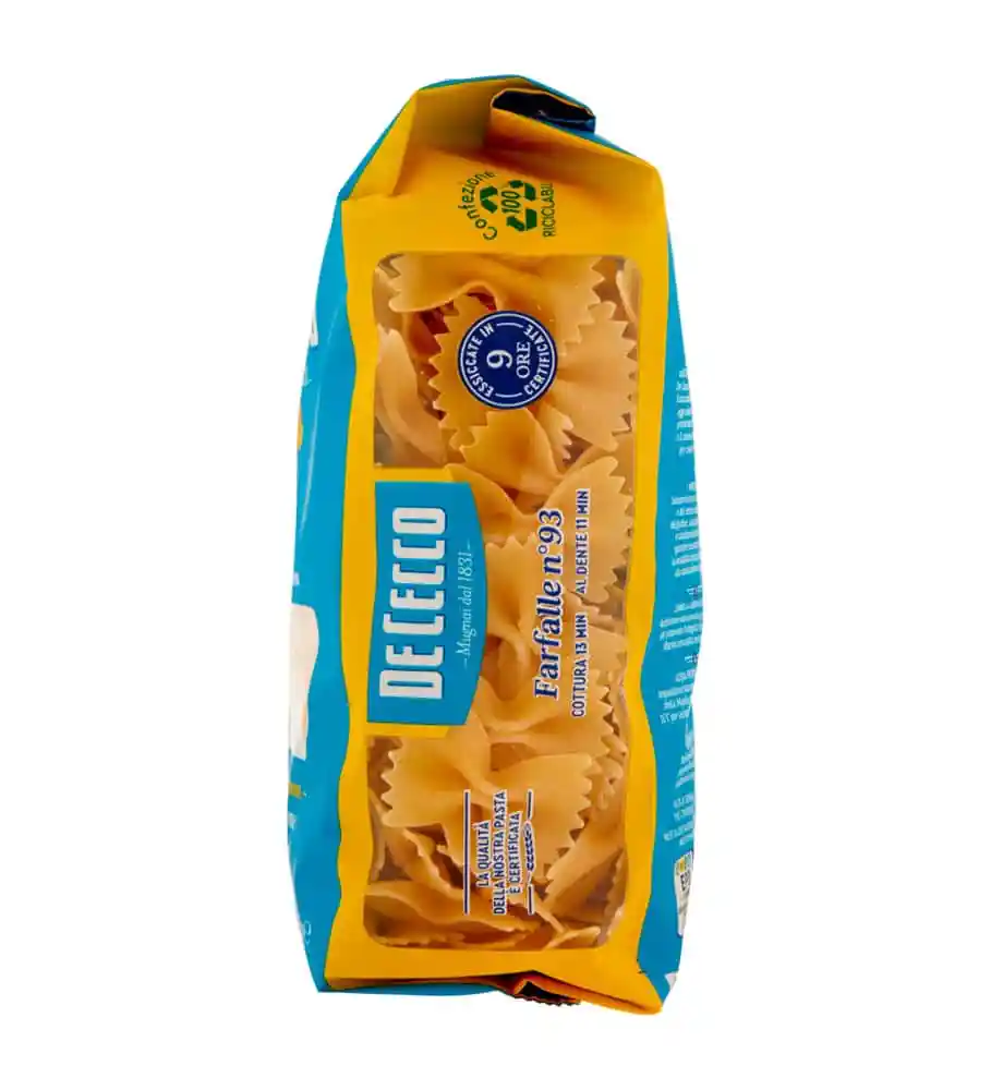DE CECCO FARFALLE N. 93 500 GR - immagine 4