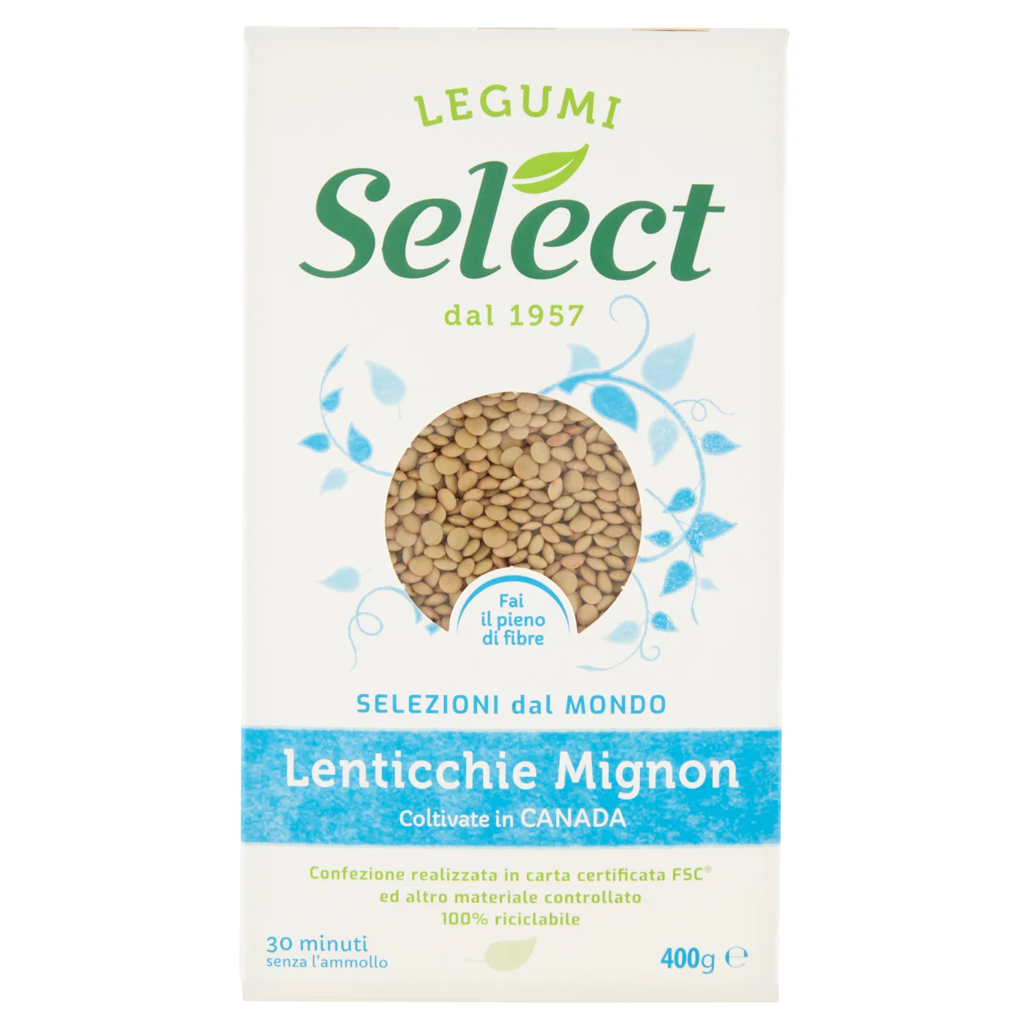 SELECT LENTICCHIE MIGNON 400 GR