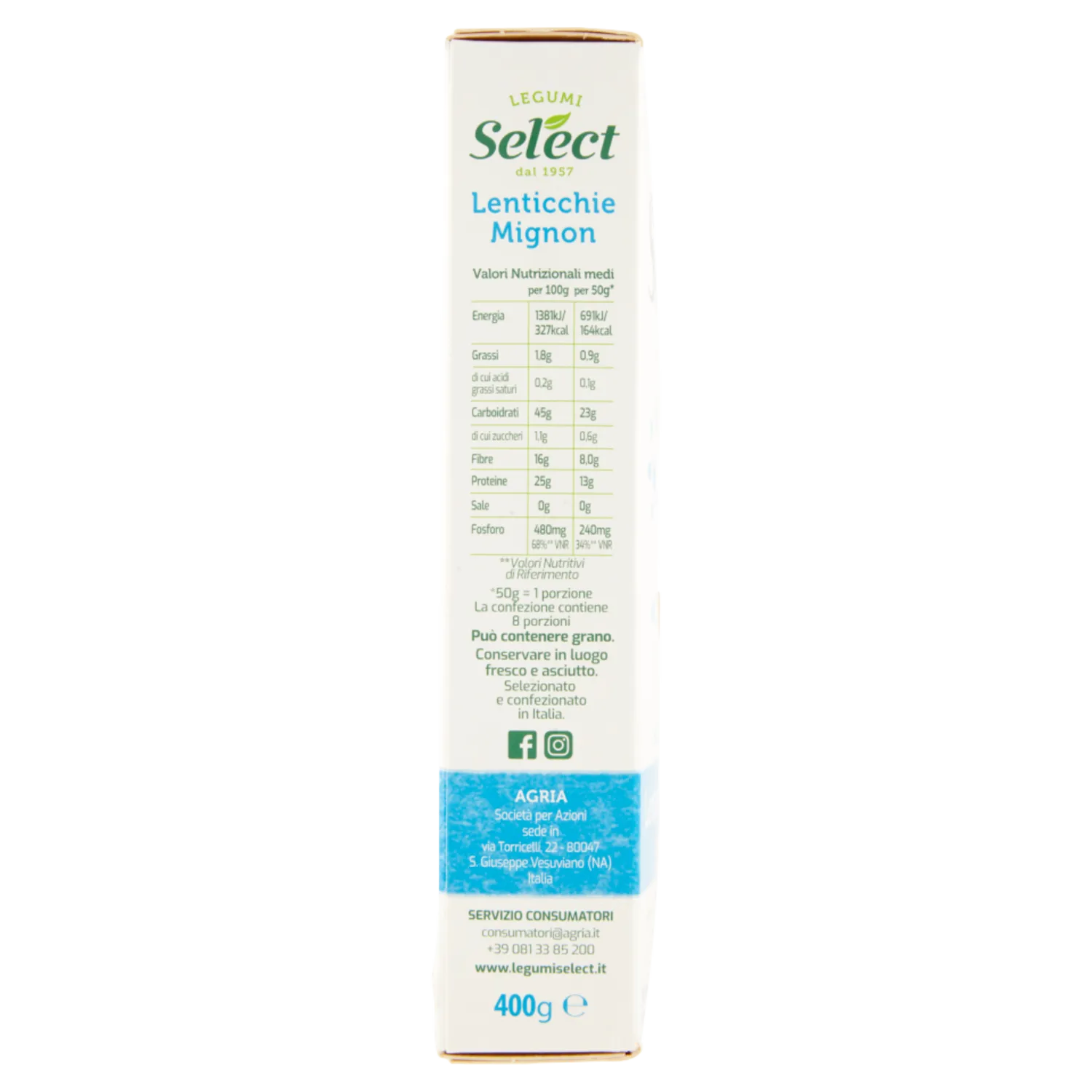 SELECT LENTICCHIE MIGNON 400 GR - immagine 3
