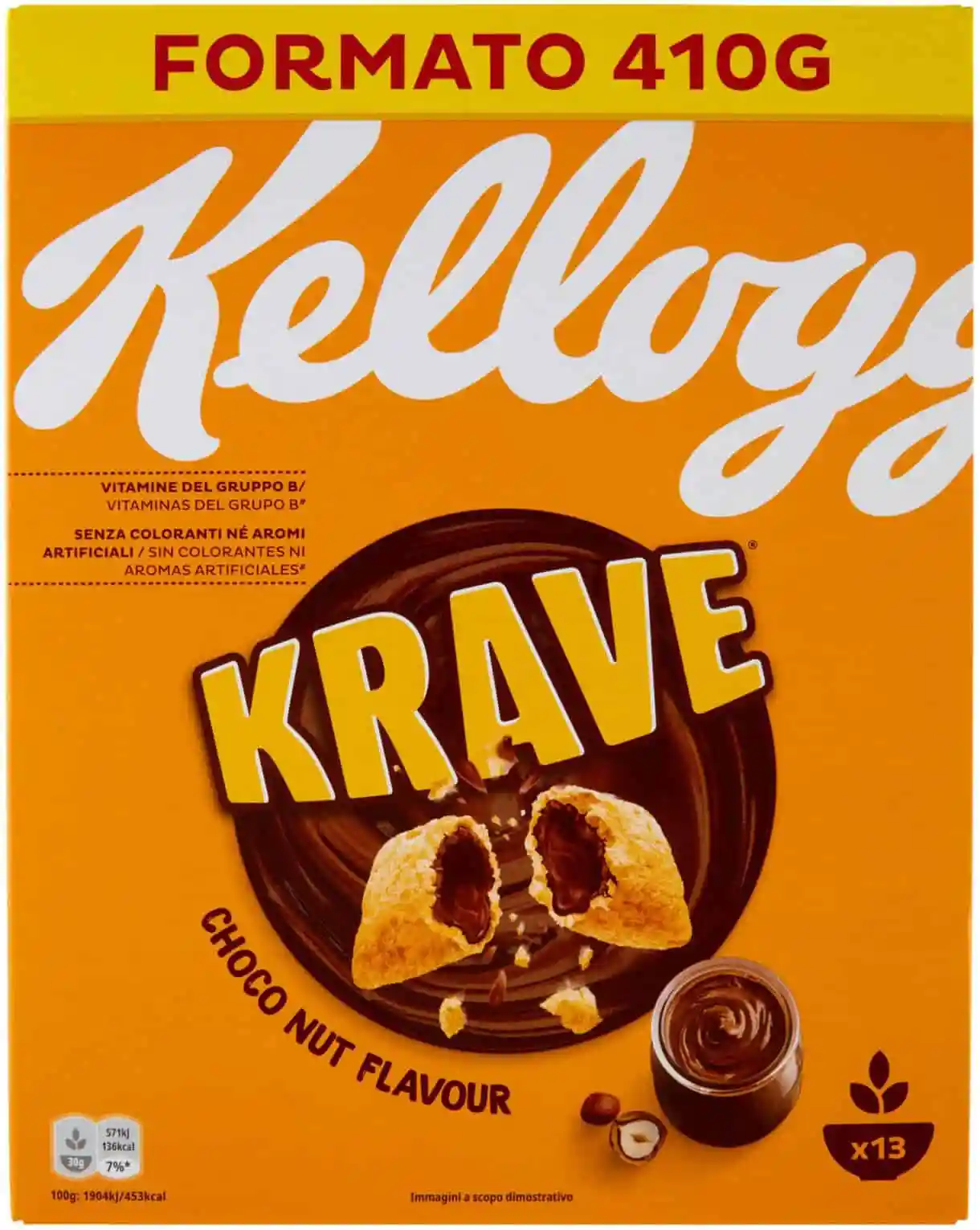 KELLOGG’S CHOCO KRAVE NUT FLAVOUR 410GR