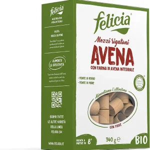 FELICIA MEZZI RIGATONI BIO SENZA GLUTINE DI AVENA 340 GR