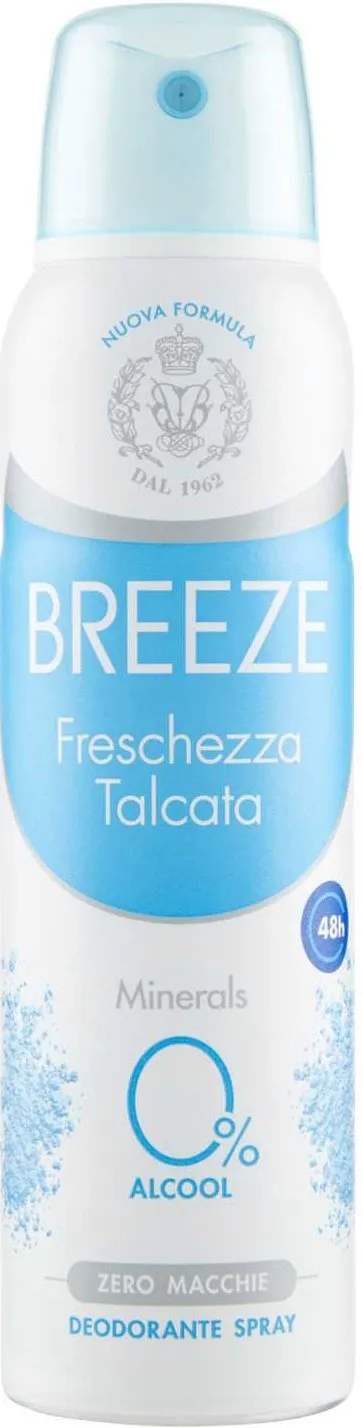 BREEZE DEODORANTE SPRAY FRESCHEZZA TALCATA 150ML