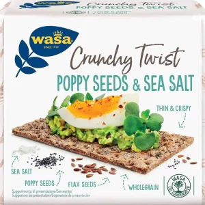 WASA CHRUNCHY TWIST CON SEMI DI LINO E PAPAVERO 245 GR