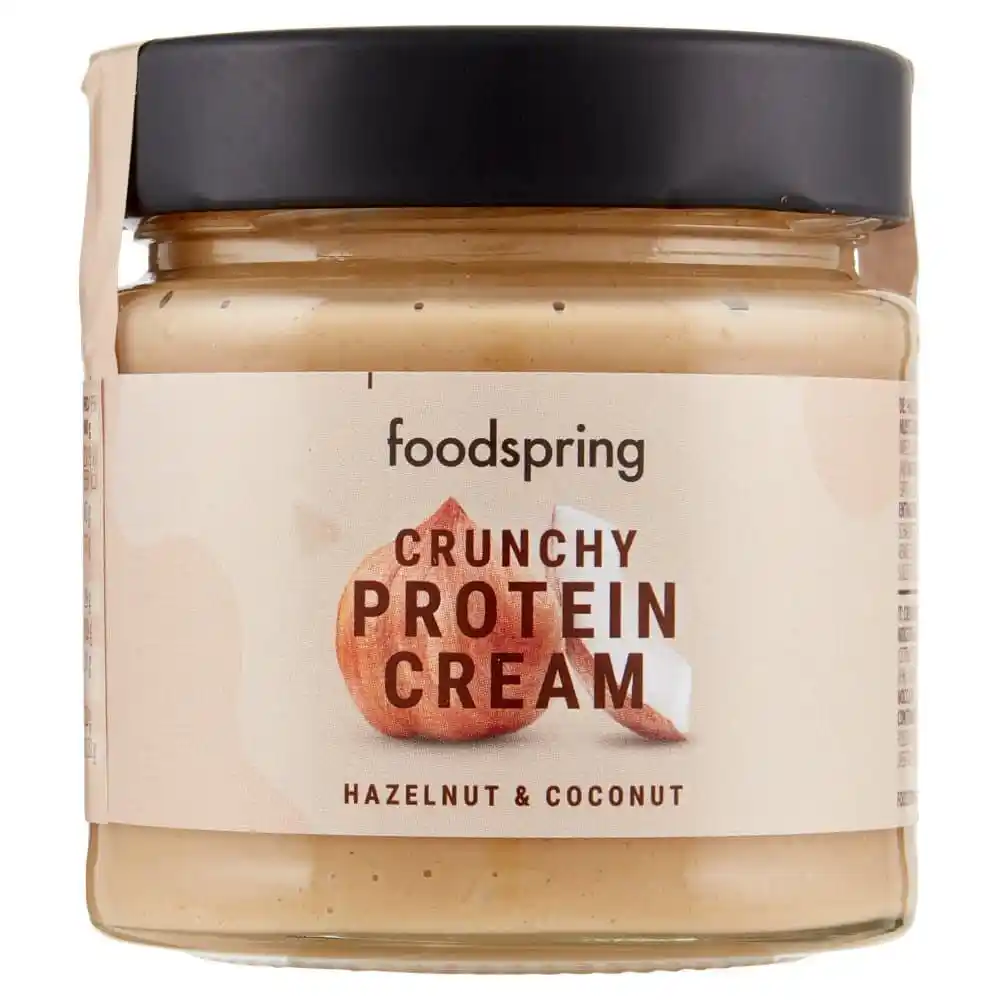 FOODSPRING CREMA PROTEICA NOCCIOLA CROCCANTE E COCCO 200 GR