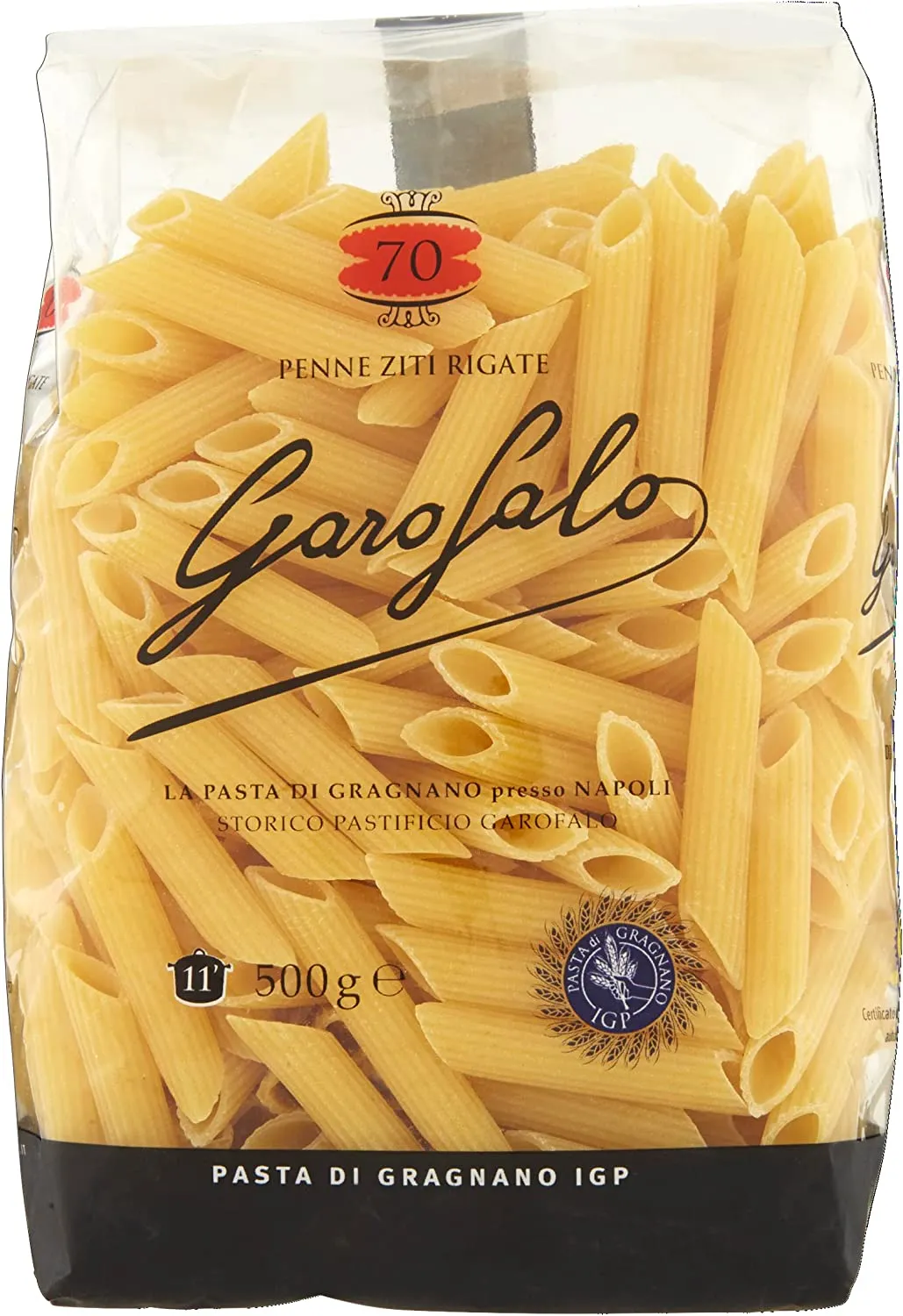 GAROFALO PENNE ZITI RIGATE N. 70 500 GR