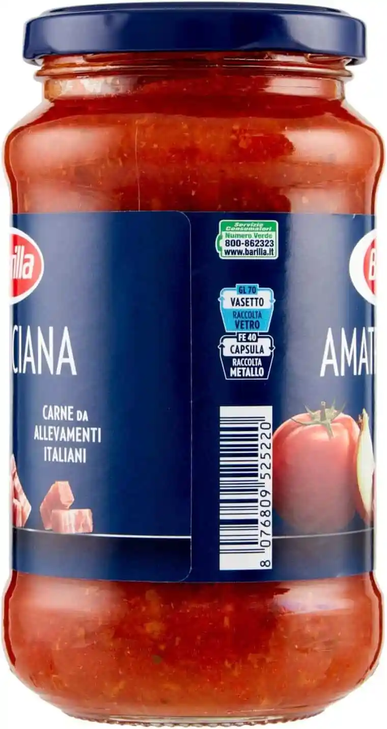 BARILLA SUGO AMATRICIANA 400 GR - immagine 3