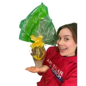 Uovo di Pasqua Dubai Chocolate con crema di Pistacchio e Kadayif, edizione 2025 da 350g – con Sorpresa!