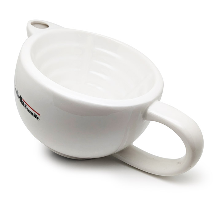 The Goodfellas’ smile Scuttle ciotola barba in cercamica bianca