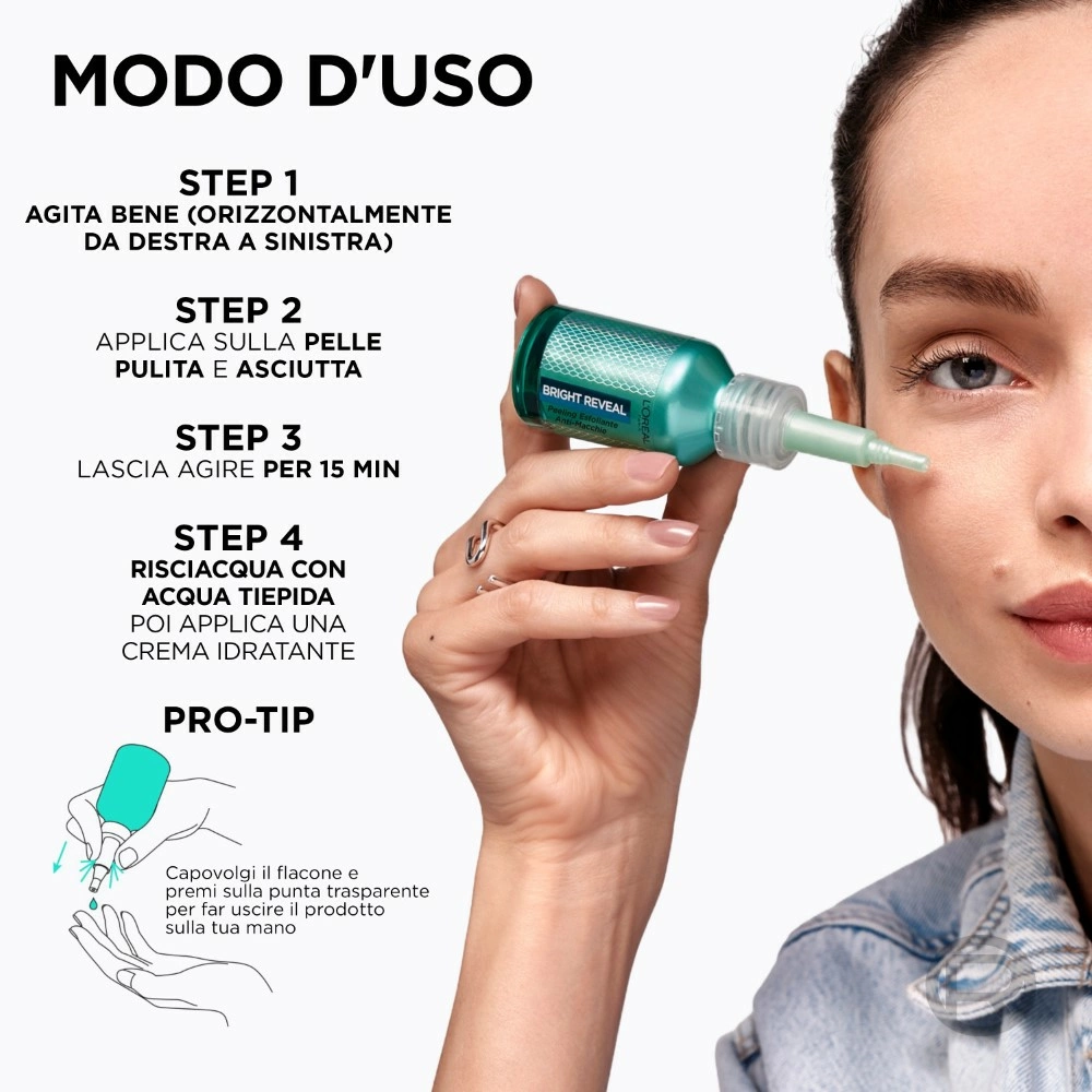 L’Oréal Paris Bright Reveal Peeling Esfoliante Anti-Macchie 25ml - immagine 3