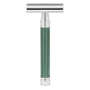 Edwin Jagger rasoio di sicurezza 3one6 manico verde scuro anodizzato