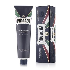 Proraso sapone da barba blu in tubo protettiva 150ml