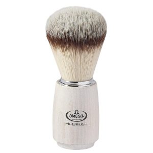 Omega pennello da barba in fibra sintetica Hi-Brush