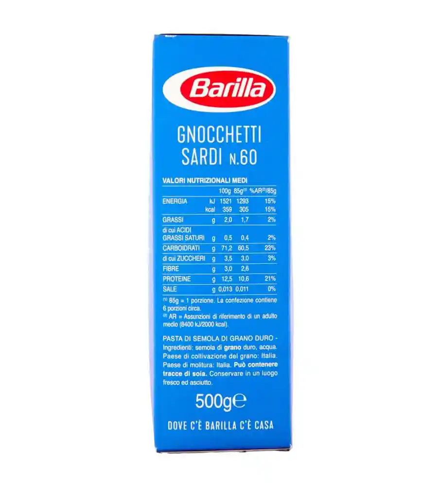 BARILLA GNOCCHETTI SARDI N. 60 500 GR - immagine 7