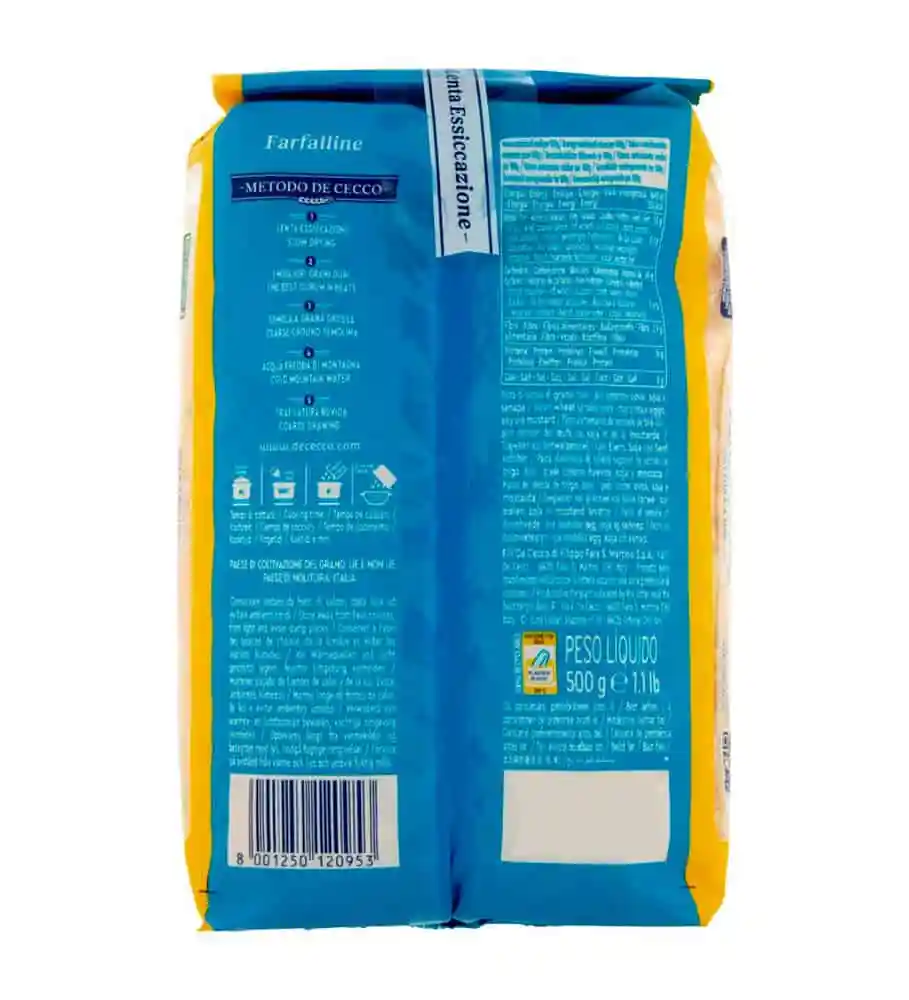 DE CECCO FARFALLINE N. 95 500 GR - immagine 6