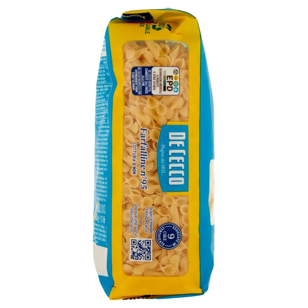 DE CECCO FARFALLINE N. 95 500 GR - immagine 2