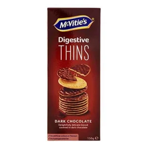 Mcvities Digestive Thins Dark Chocolate