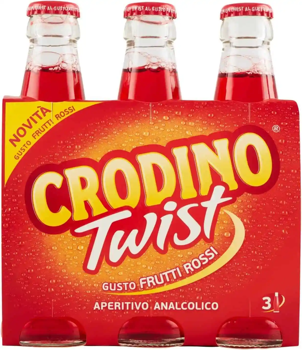 CRODINO TWIST FRUTTI ROSSI 3 X 17,5 CL