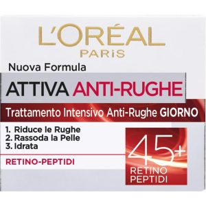 L’Oréal Paris Crema Viso Anti-rughe Attiva 45+, 50 ml