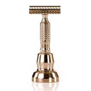 Timeless rasoio di sicurezza gap 0.78 in bronzo open comb con stand