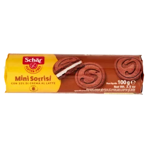 SCHAR BISCOTTI MINI SORRISI LATTE 100 GR