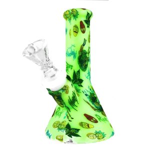 Black Sheep Bong in Silicone Verde 13cm Cartoon Edition
