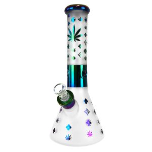 Black Sheep Weed Vuitton Classy Bong in Vetro Arcobaleno 32cm