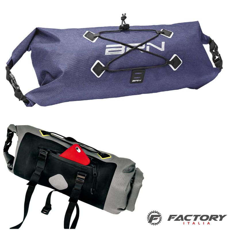 Borsa bici al manubrio bikepack nomad BRN blu