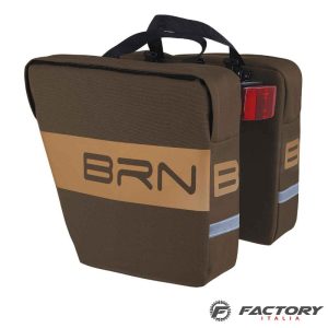 Borse bicicletta posteriore BRN reflective marroni