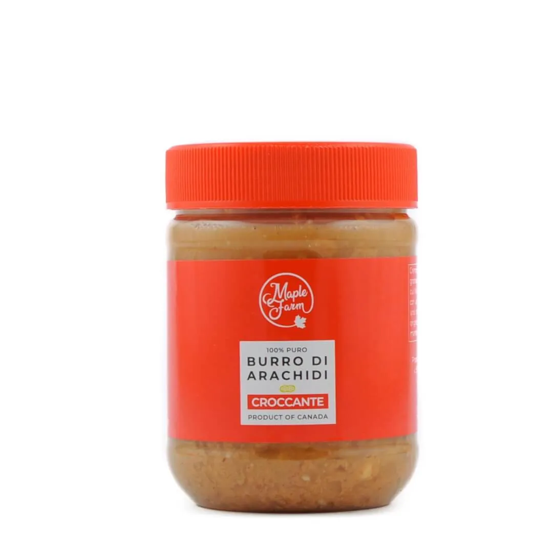 Burro di arachidi croccante – Maple Farm