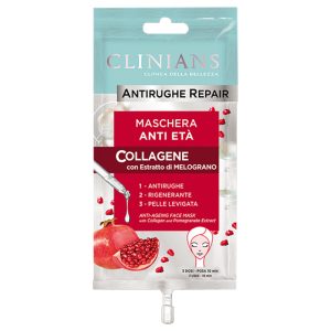 CLINIANS ANTIRUGHE REPAIR maschera anti età collagene ed estratto di Melograno 15ml