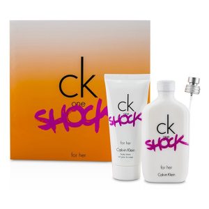 Cofanetto donna CALVIN KLEIN CK ONE SHOCK For Her edt 100ml + Body Lotion 100ml