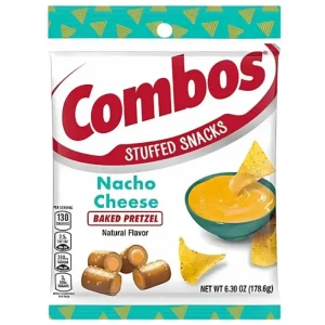 Combos Pretzel Nacho Cheese, pretzel ripieni di formaggio 179g