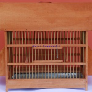 Gabbia in legno Merlo/Tordo media – Gabbie di legno per usignoli merli e tordi