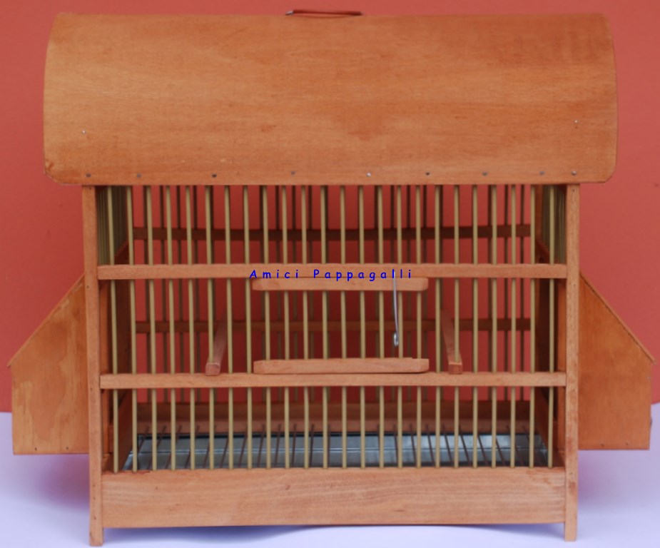 Gabbia in legno Merlo/Tordo media – Gabbie di legno per usignoli merli e tordi