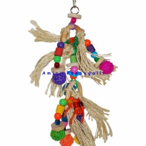 Gioco legno vimini palline in plastica – giochi per parrocchetti, inseparabili, calopsite, Pappagalli, Amazzoni, Ara, Conuri Cenerini, Cacatua