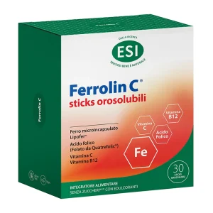 ESI Ferrolin C 30 Stick Orosolubili Ferro Con Vitamina C