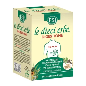 Le Dieci Erbe Digestione 60 Tavolette Masticabili