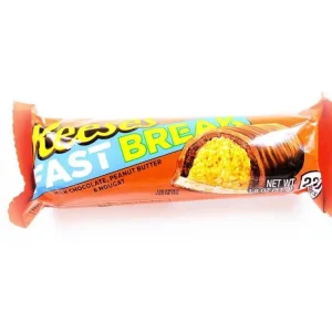 Reese’s Fast Break, barretta di cioccolato ripiena di burro d’arachidi 51g
