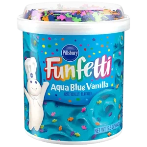 Funfetti Blue Vanilla Frosting – Crema alla Vaniglia Blu