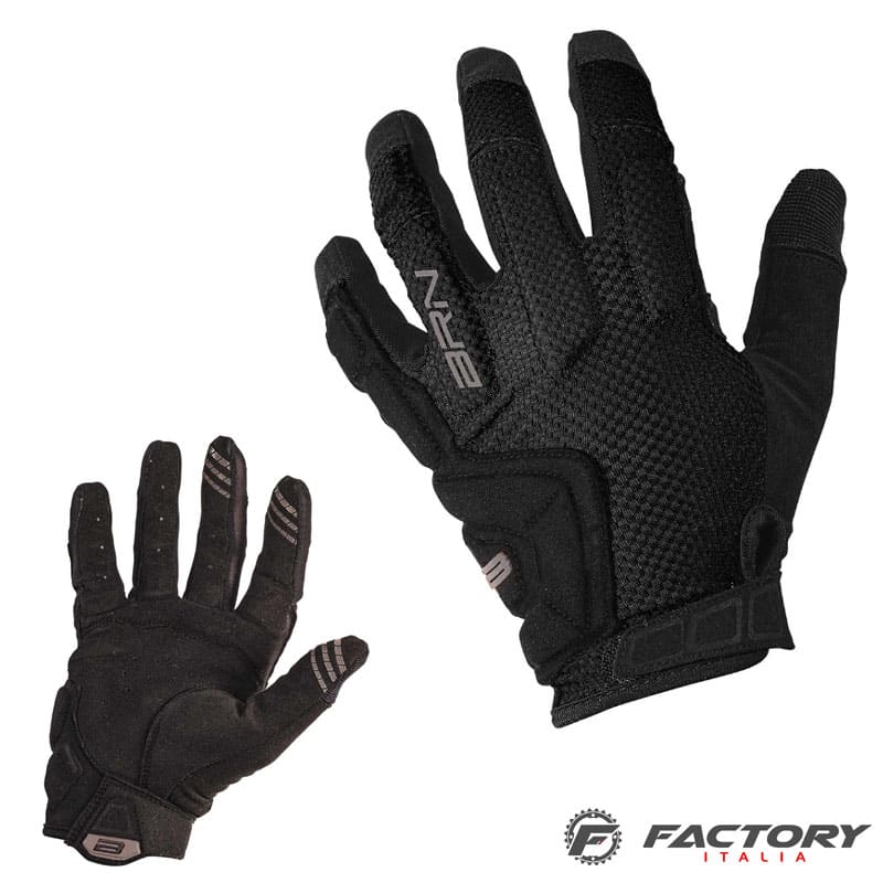 Guanti MTB Gravel Trial BRN PUMP neri