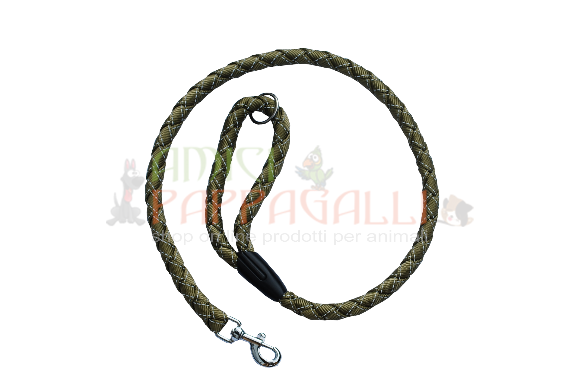 Camon Guinzaglio intrecciato da conduzione mm20x1200 -L-XL – guinzagli resistenti e comodi cani