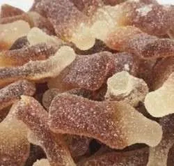 HARIBO – Bottiglie Cola Medie con Granella di Zucchero Frizzanti