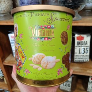 Amaretti Virginia Biscottiera In Metallo Gr.220