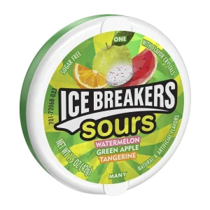 Ice Breakers Sours, caramelle aspre 42g