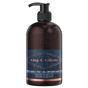 King C Gillette Detergente barba e viso 350ml